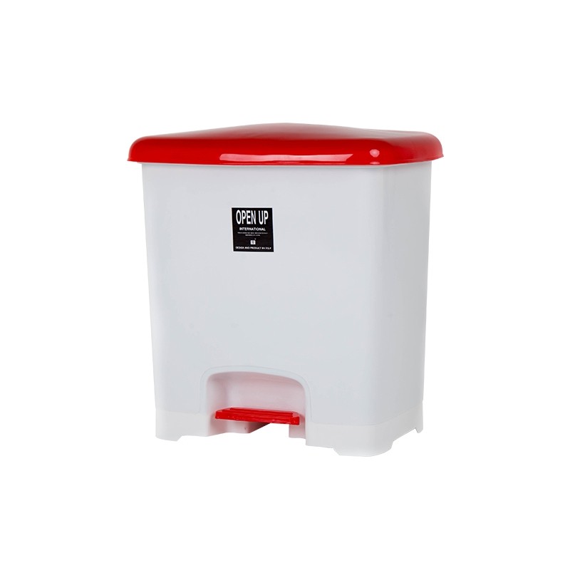 ถังขยะเท้าเหยียบ ทรงเหลี่ยม 30 ลิตร