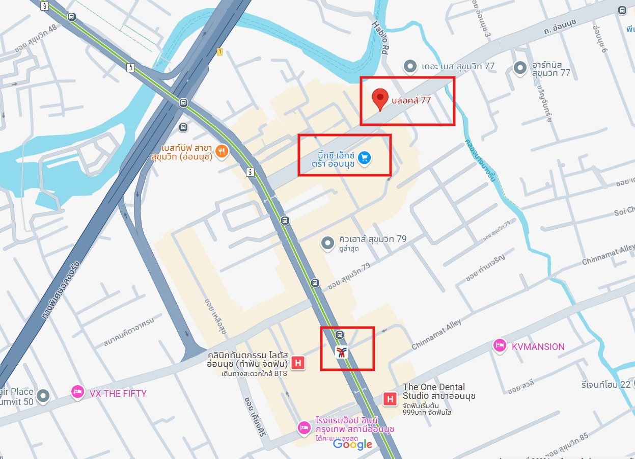 ปล่อยเช่า Blocs 77 (บลอคส์ 77) - โซนพื้นที่ BTS อ่อนนุช 1ห้องนอน 1ห้องน้ำ 1ห้องนั่งเล่น - ขนาดห้อง 31.53 ตรม. ชั้น 16 - ให้เช่า 15,500 ต่อเดือน