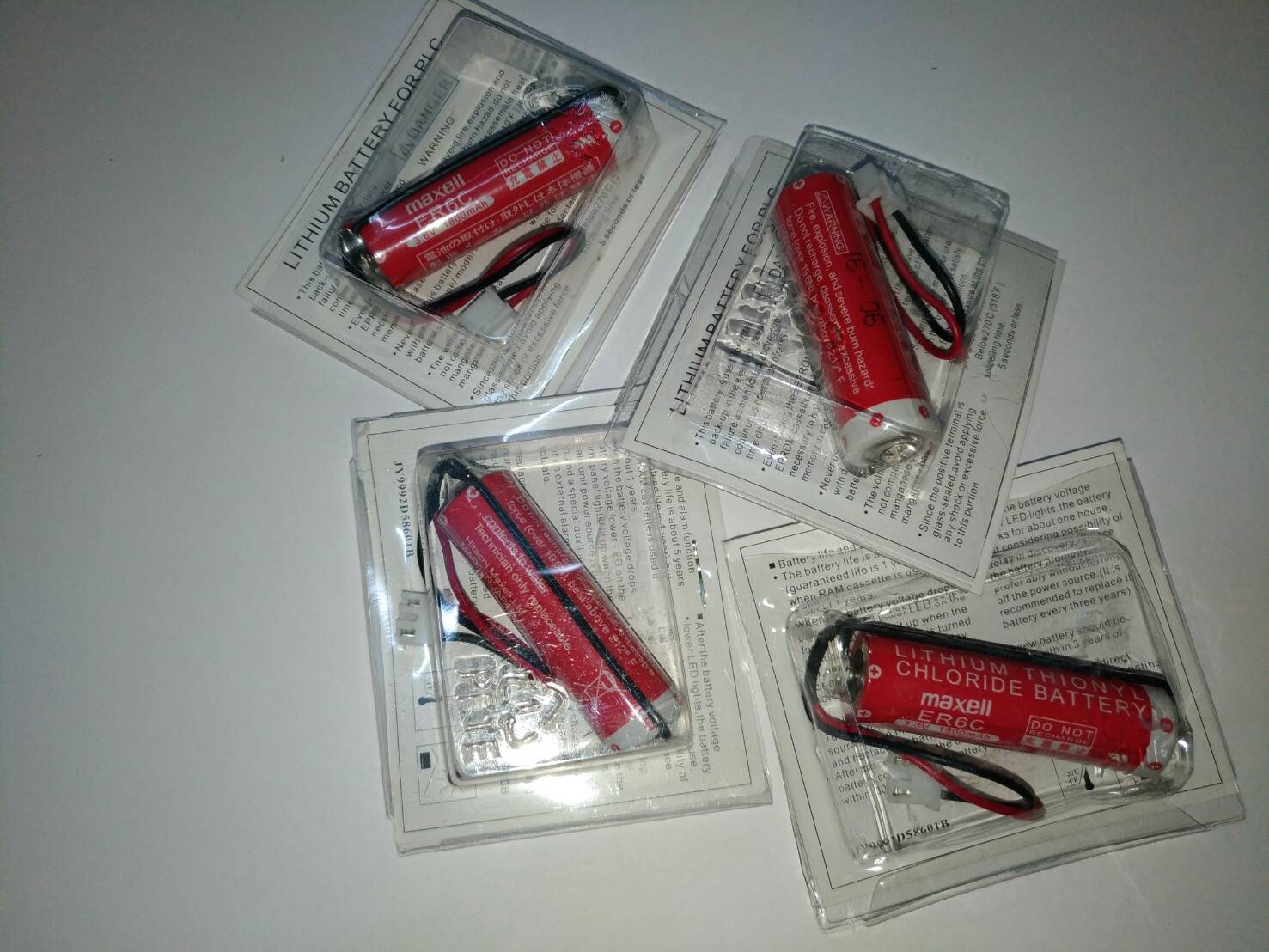 MAXELL ER6C 3.6V Lithium Battery for MITSUBISHI PLC