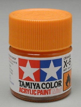 81506 acrylic mini x-6 orange
