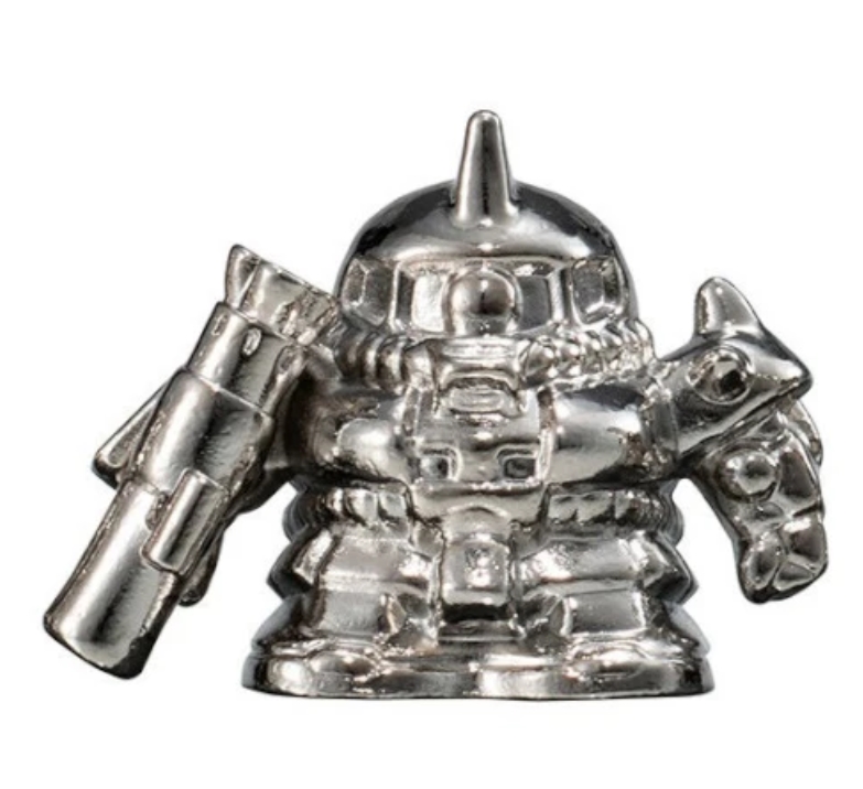 Gashapon Bandai 4582769927585*ได้ครบ 6แบบ สีเงิน **Mobile Suit Gundam Diecast Gashapon Warriors Series