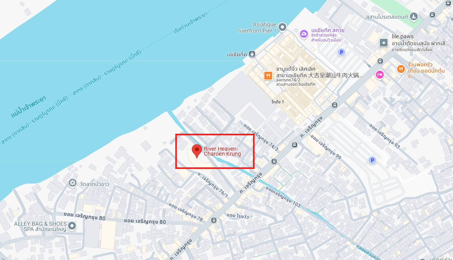 ให้เช่าคอนโด River Heaven (ริเวอร์ เฮเว่น) - โซนพื้นที่ เจริญกรุง เอเชียทีค - ห้องแบบ 3ห้องนอน 2ห้องน้ำ