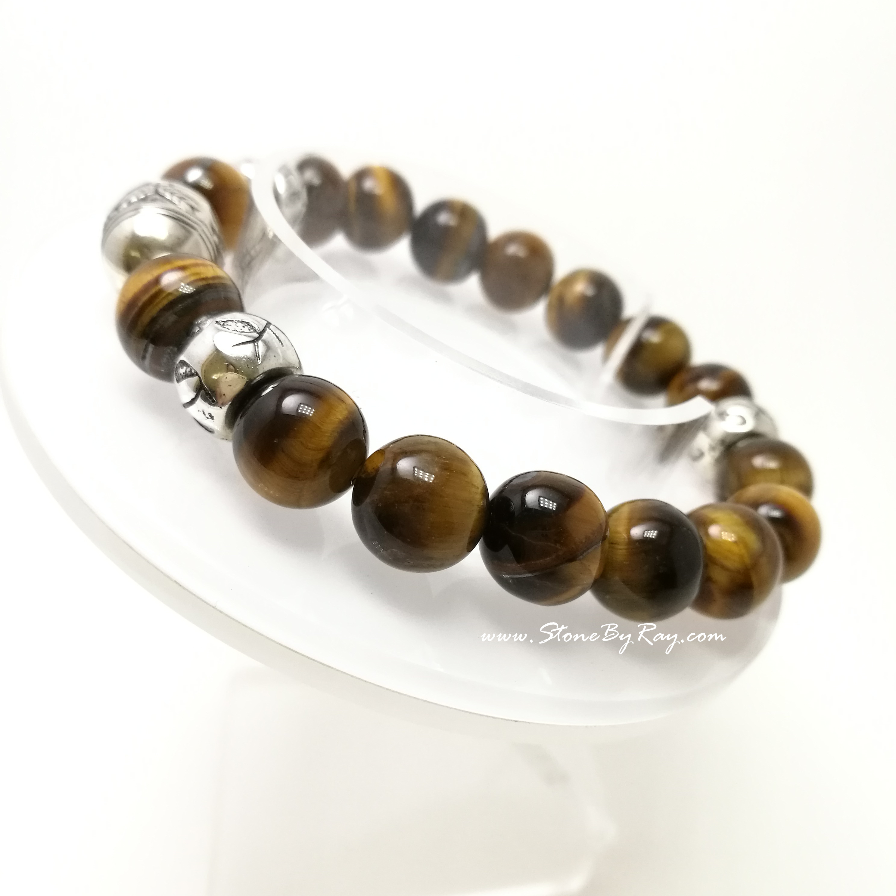 สร้อยข้อมือหินตาเสือ (Tiger's eye)