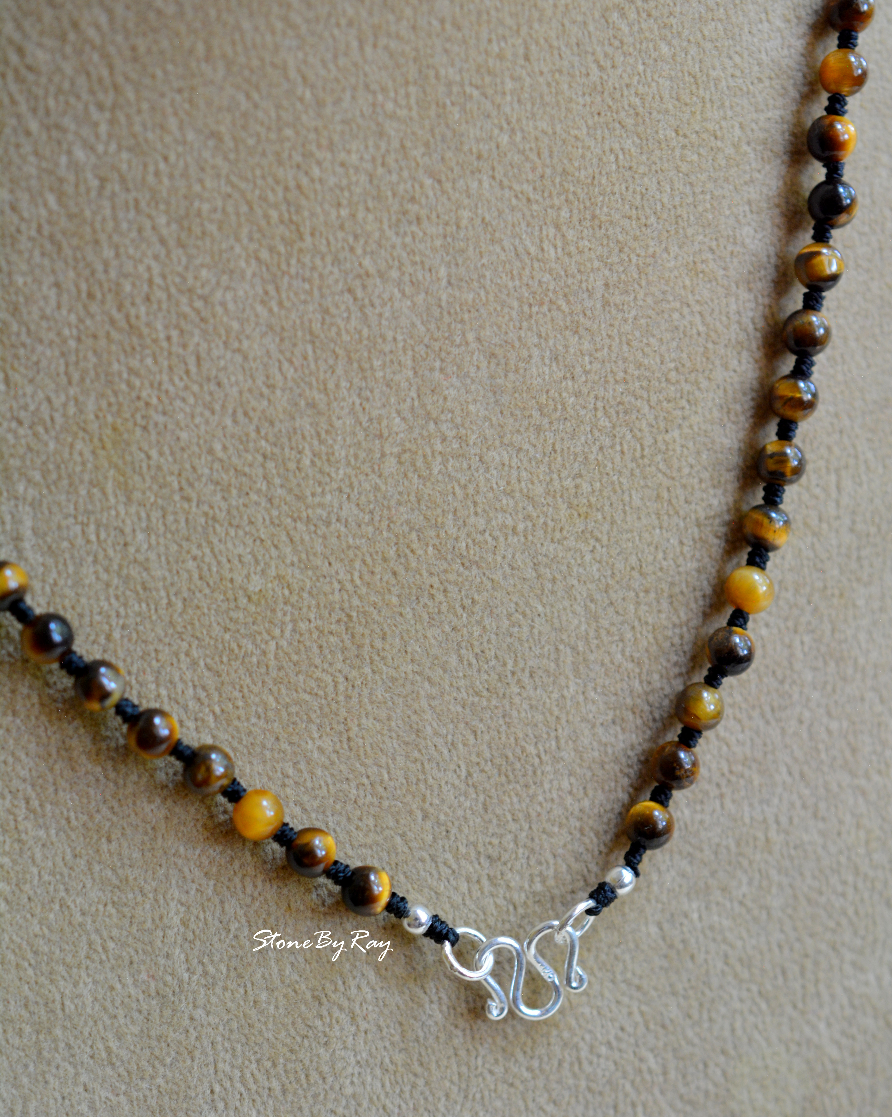 สร้อยประคำ108หินตาเสือ (Tiger's Eye)