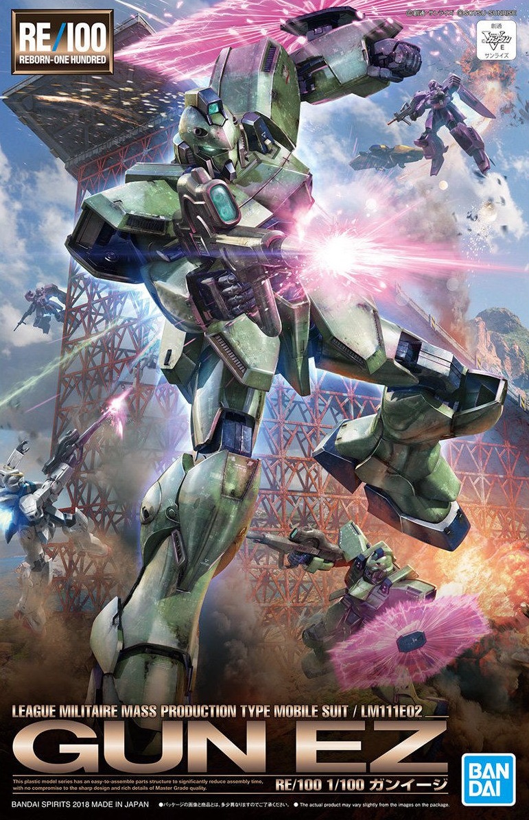 Re1/100 Gun EZ (RE/100) (Gundam Model Kits 3500yen