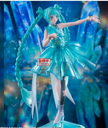Banpresto 4983164293265 HATSUNE MIKU BANPRESTO EVOLVE CLEARLUXE-EMERALDGEM-FIGURE
