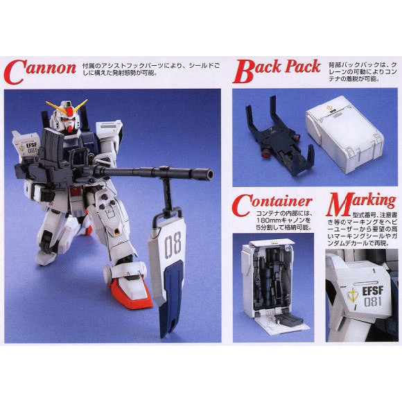 Bandai 4573102638236 MG RX-79(G) Gundam Ground Type 3400yen