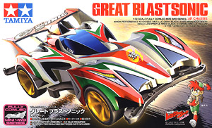 tamiya 4950344194469 19446 Great Blastsonic (AR Chassis) (Mini 4WD)