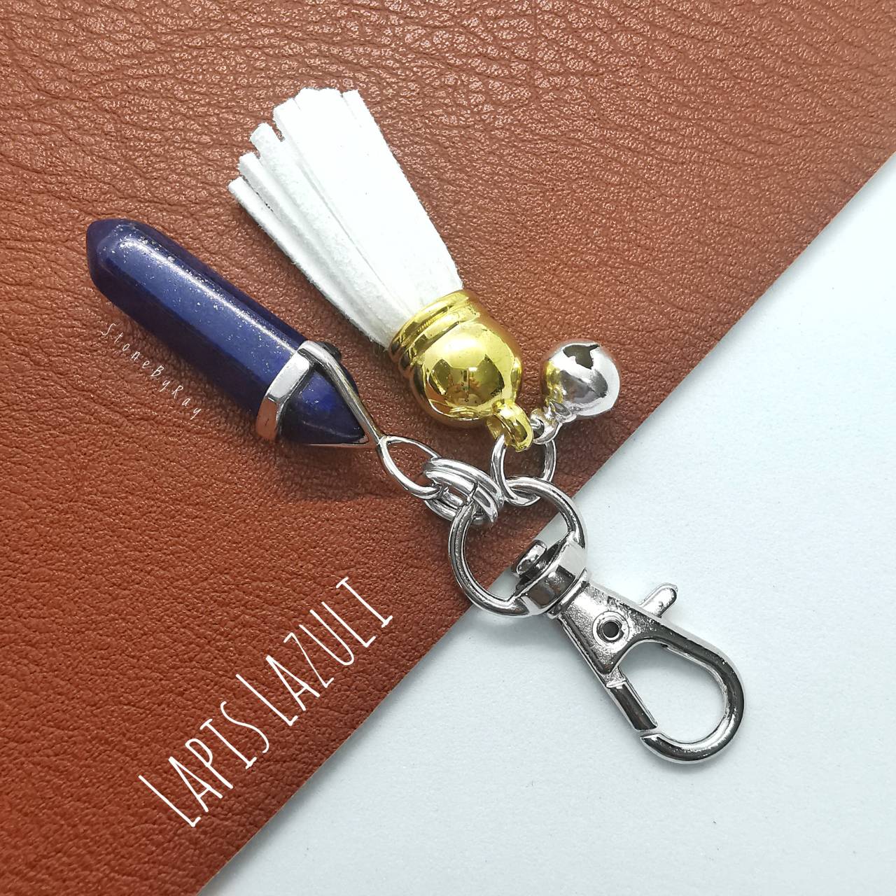 พวงกุญแจหินลาพิสลาซูลี Lapis Lazuli