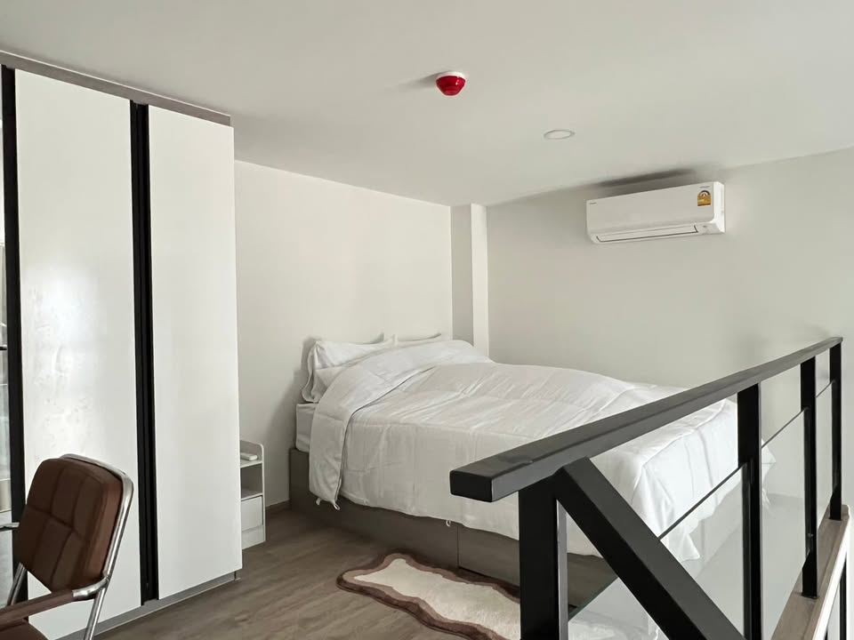 ปล่อยเช่า Origin Plug & Play Nonthaburi Station (ออริจิ้น ปลั๊ก & เพลย์ นนทบุรี สเตชั่น) - โซนพื้นที่ MRT แยกนนทบุรี Duplex2ชั้น 1ห้องนอน 1ห้องน้ำ - ขนาดห้อง 27 ตรม. ชั้น 19