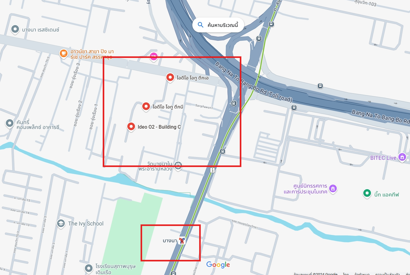 ปล่อยเช่าคอนโด IDEO O2 (ไอดีโอ โอทู) - โซนพื้นที่ BTS บางนา - Studio 1ห้องน้ำ 1ห้องนั่งเล่น - ขนาดห้อง 27 ตรม. ชั้น 32 ตึก C