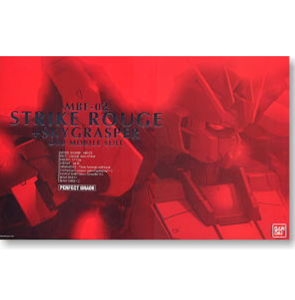Bandai 4573102642349 PG 1/60 STRIKE ROUGE + SKY GRASPER โมเดลประกอบ