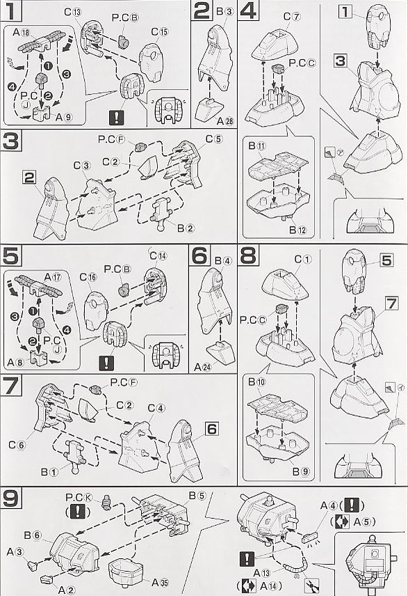 Bandai 4573102579508 hg1/144 012 hi-zack rms-106 1000yen