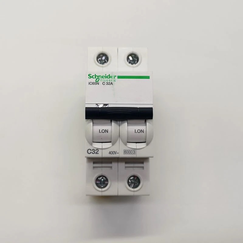 Schneider Electric - Miniature Circuit-Breaker, Acti9 AC Breaker schneider Schneider Electric China IC65N 2P C32A A9F18232 Vacuum Mini Circuit Breaker MCB Acti9 Type C