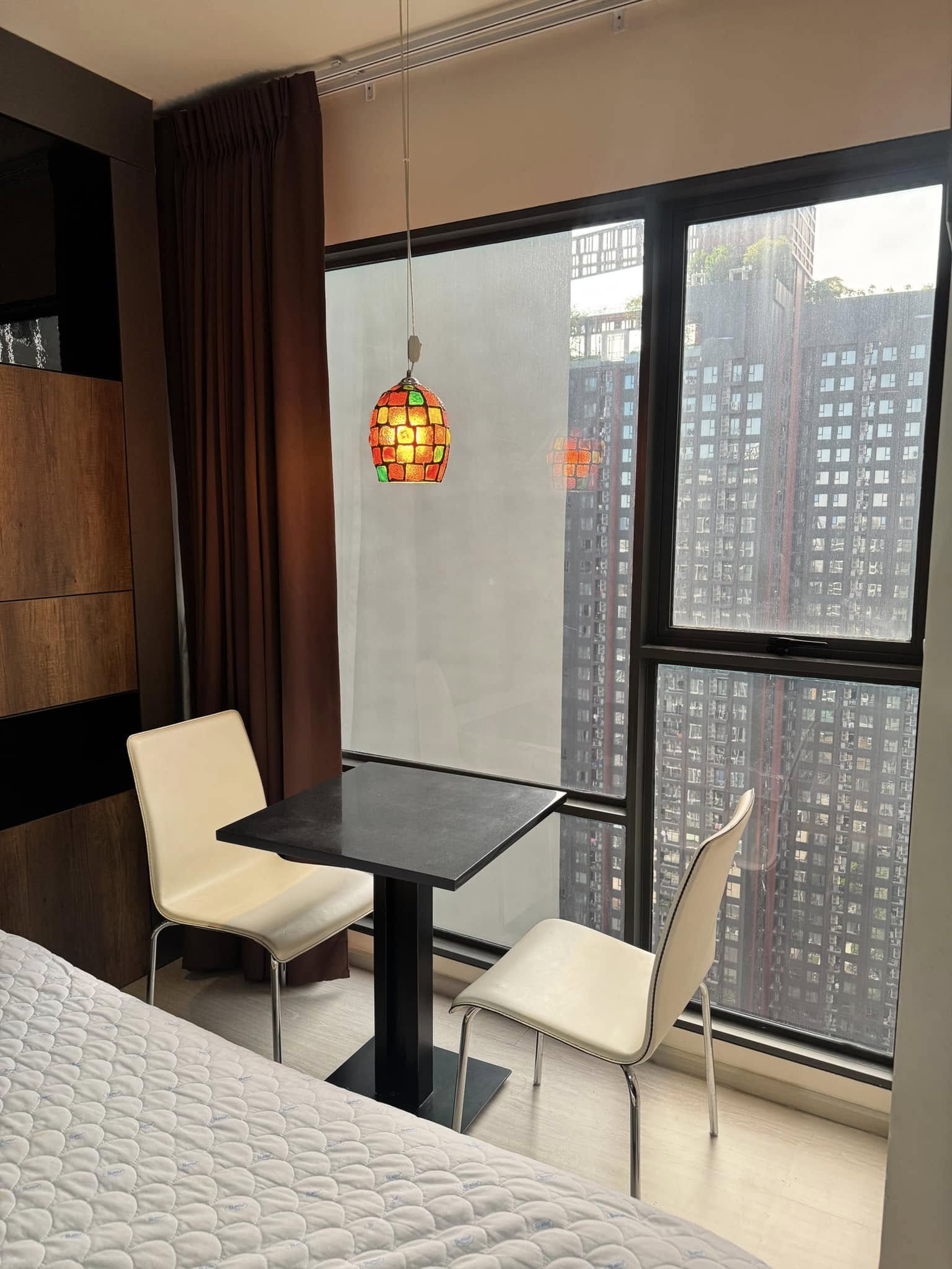 ปล่อยเช่า Rhythm Asoke (ริทึ่ม อโศก) - โซนพื้นที่ MRT พระราม 9 Studio 1ห้องน้ำ - ขนาดห้อง 22.5 ตรม. ชั้น 34 - ให้เช่า 14,000 ต่อเดือน