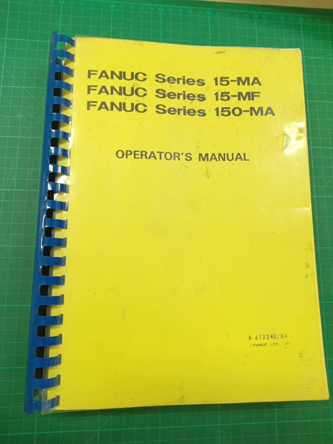 FANUC 15MA 15MF 150MA OPERATION MANUAL