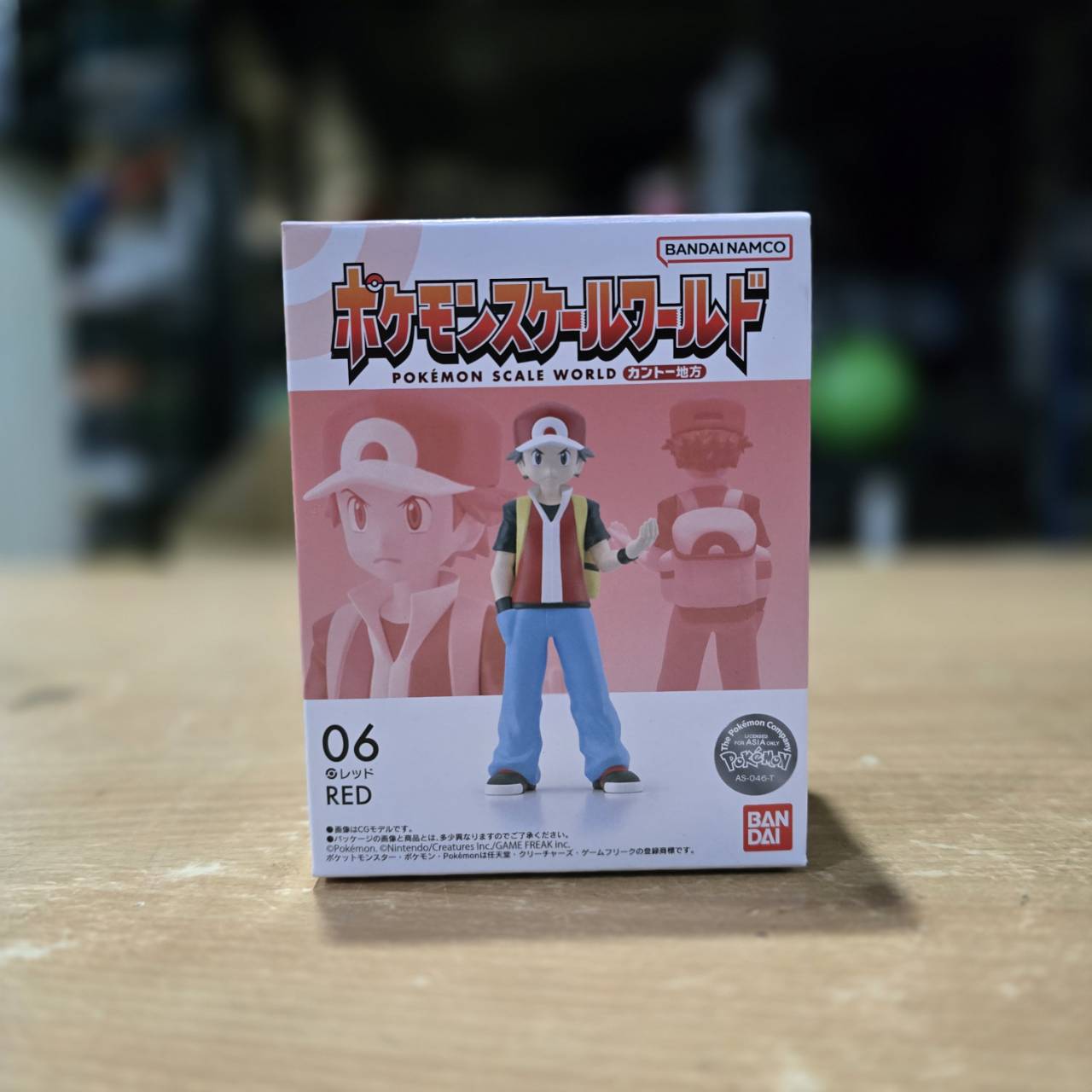 Bandai Pokemon Scale World Kanto Region Set (No.6 Red)