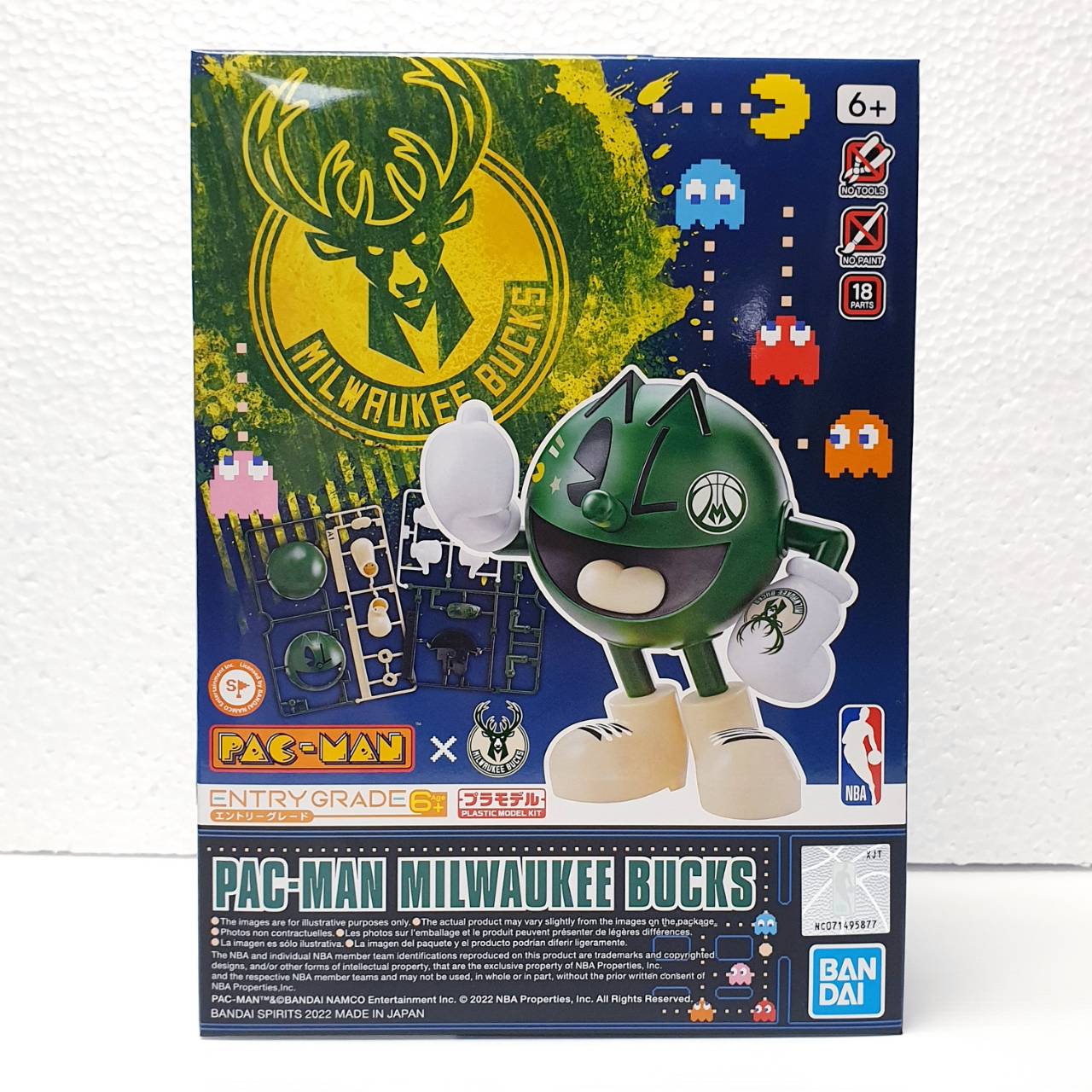 4573102632203 ENTRYGRADE PAC-MAN MILWAUKEE BUCKS (fss)