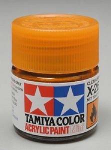 4950344069422 acrylic mini x-26 clear orange