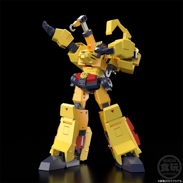 Bandai 4570117912696 SMP [SHOKUGAN MODELING PROJECT] BRAVE POLICE J-DECKER BUILD TIGER W/O GUM