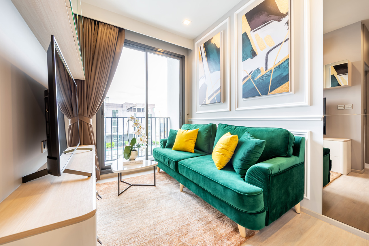 ให้เช่าคอนโด M Thonglor 10 (เอ็ม ทองหล่อ 10) - 2ห้องนอนสวยมากวิวดีระเบียงกว้างเลี้ยงสัตว์ได้ - การเดินทาง: ใกล้รถไฟฟ้า BTS เอกมัย, ทองหล่อ