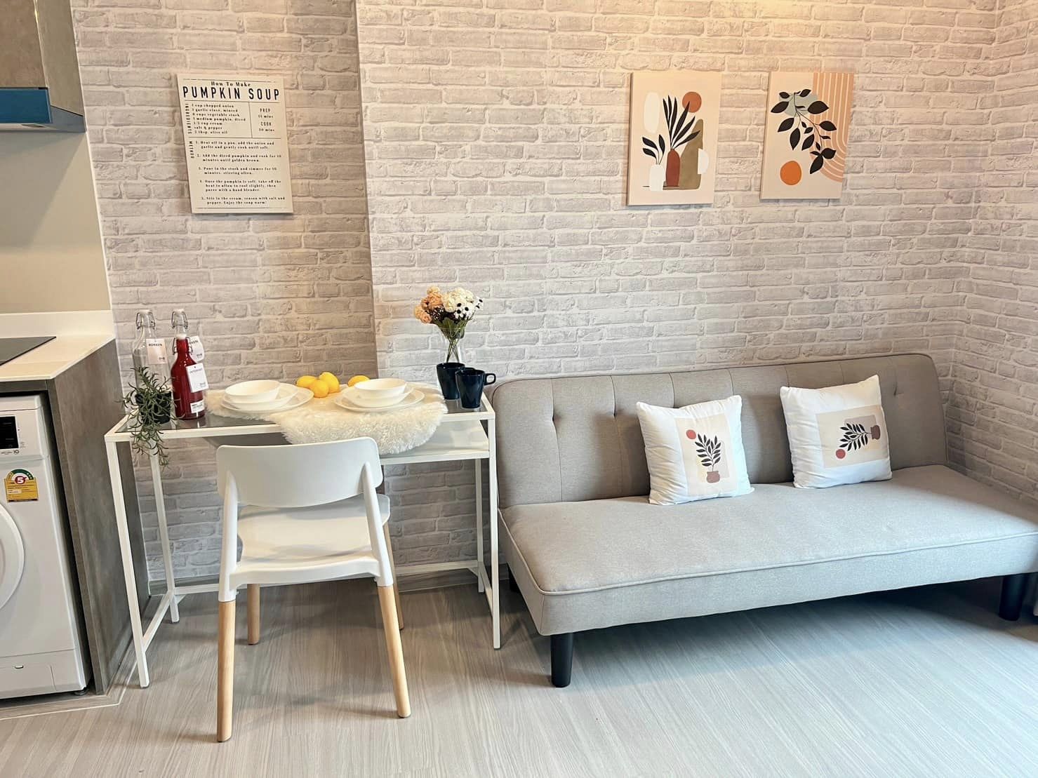 ให้เช่าคอนโด Aspire Erawan Prime (แอสปาย เอราวัณ ไพร์ม) ห้องสวยมีเครื่องซักผ้า