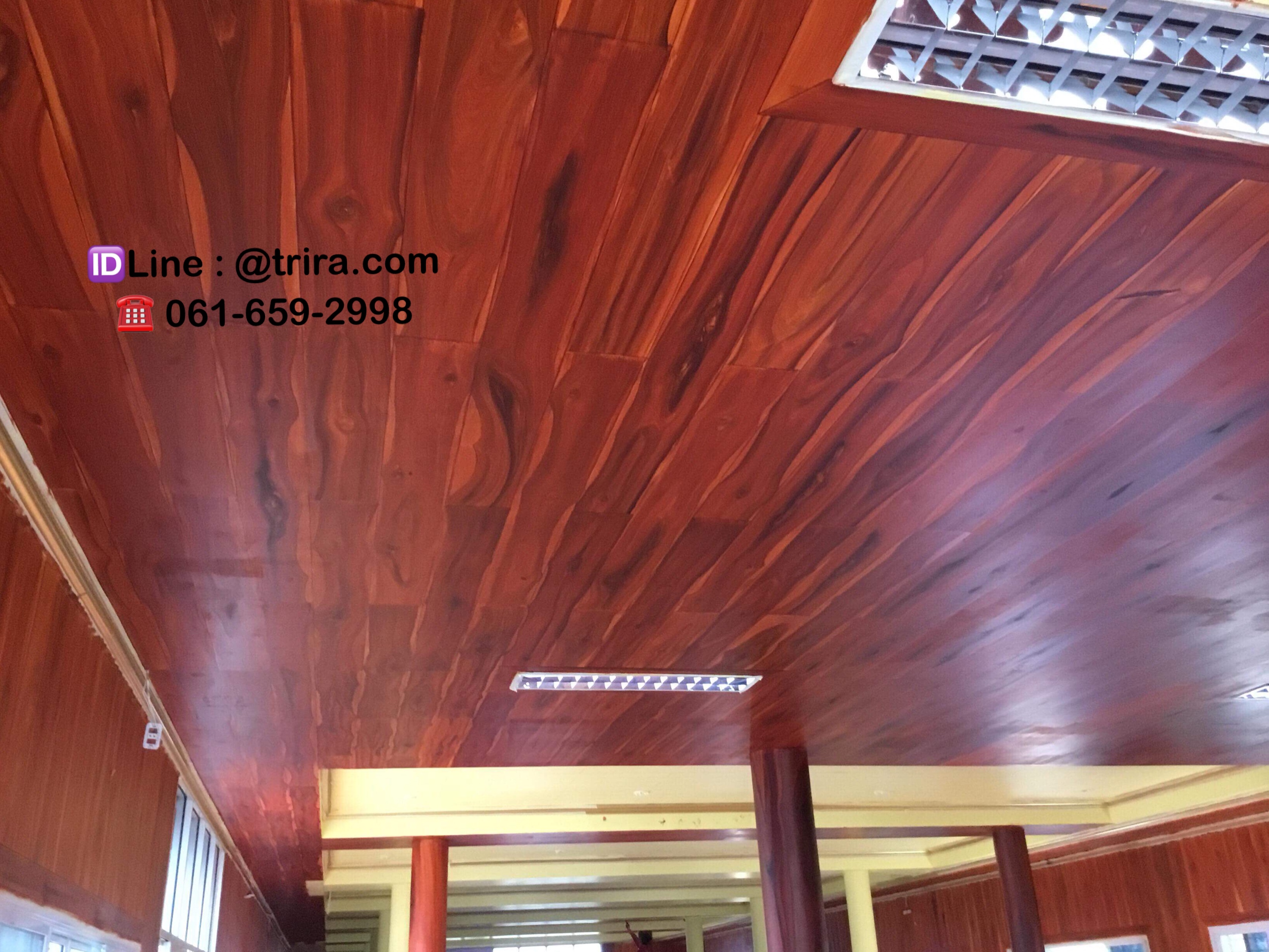 รับเหมาทาสีลายไม้ สอบถาม 061-659-2998