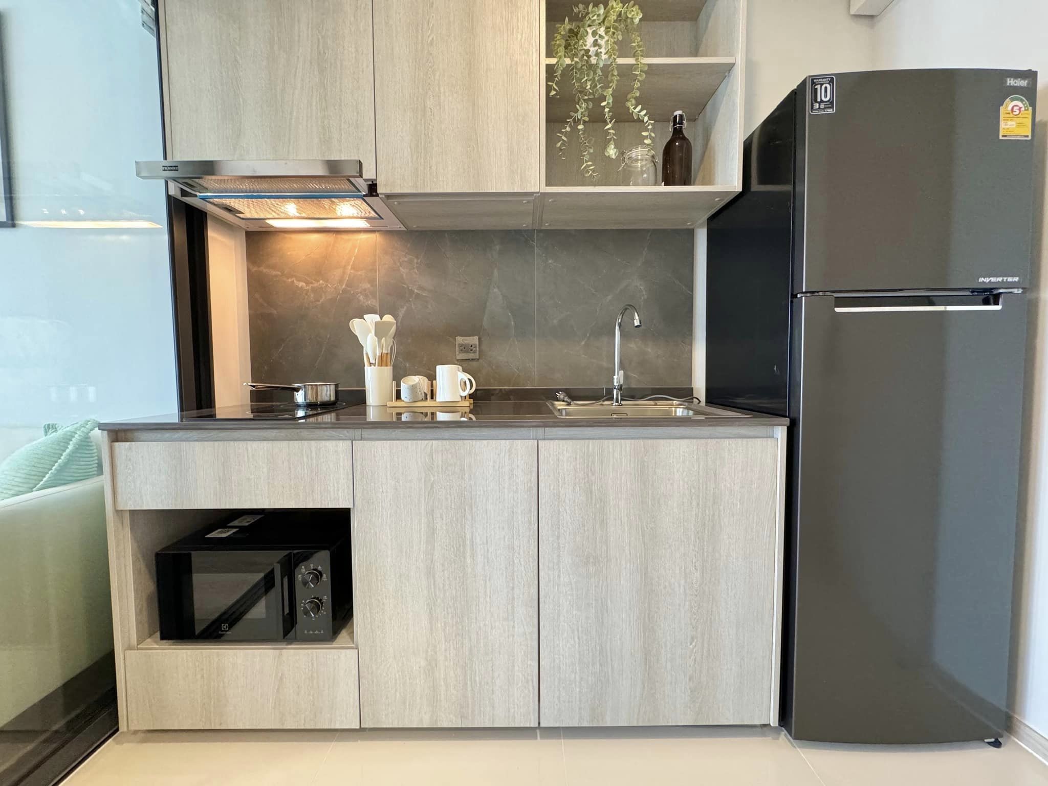 ปล่อยเช่าคอนโด The Tree Pattanakarn-Ekamai (เดอะทรี พัฒนาการ-เอกมัย) - Studio 1ห้องน้ำ 1ห้องครัว - ใกล้ Airportlink สถานีรามคำแหง - ขนาดห้อง 26.5 ตรม. ชั้น 12A