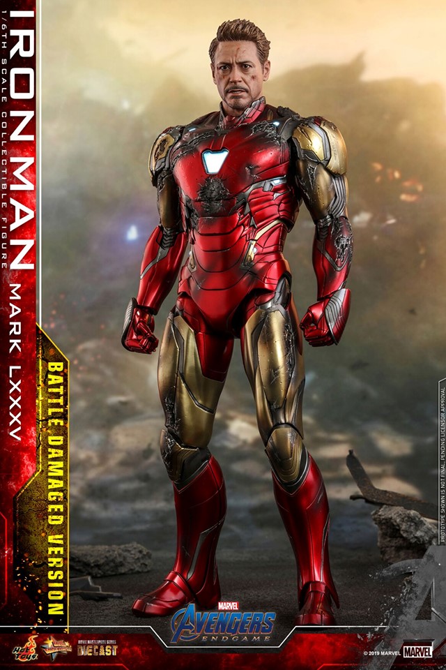 650801 MMS543D33 - Avengers: Endgame - 1/6th scale Iron Man Mark LXXXV (Battle Damaged Version) Collectible Figure
