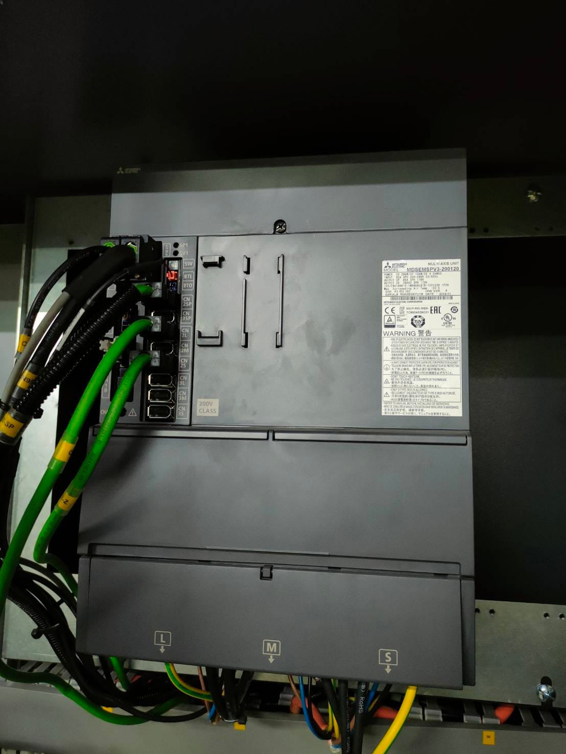 ติดตั้งสาย encoder MITSUBISHI M80 และ ENCODER OSA405S5AS