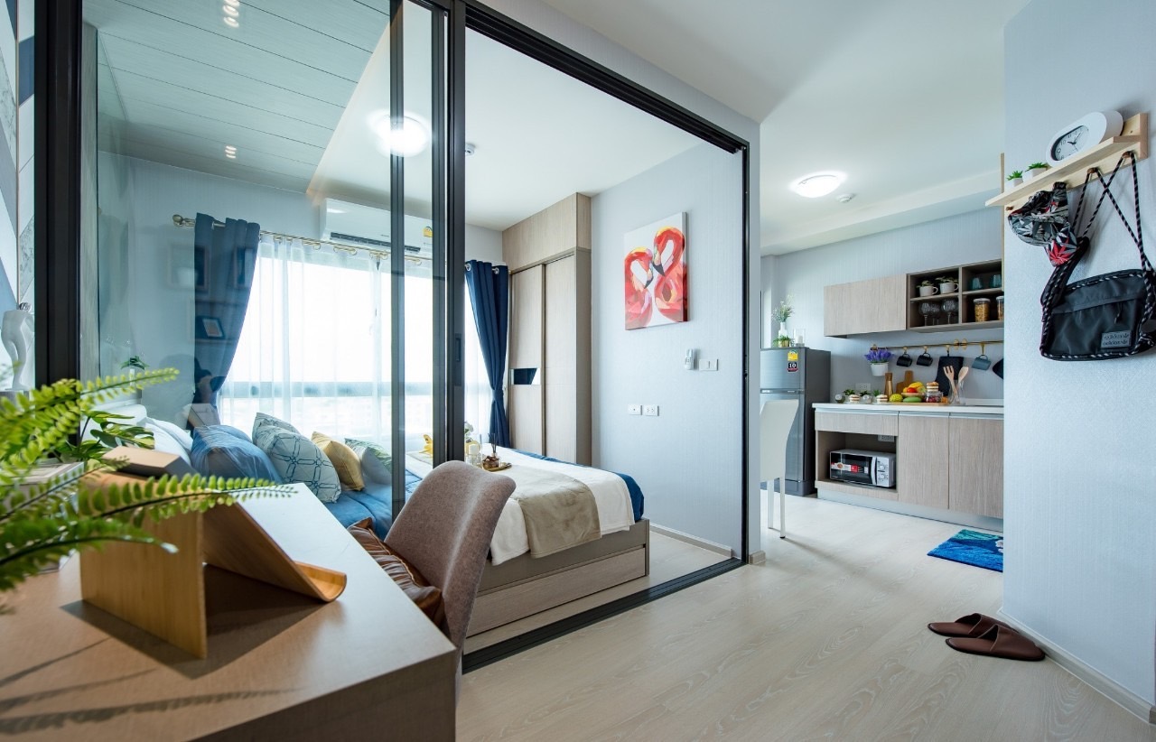 ❤️คอนโดสไตล์รีสอร์ท ดอนเมือง ใกล้รถไฟฟ้า ใกล้สนามบินดอนเมือง ❤️ฟรีทุกค่าใช้จ่าย ฟรีเฟอร์ ฟรีเครื่องใช้ไฟฟ้า ❤️กู้เกินได้ กู้ตกแต่งได้ ❤️Condo Resort Donmueang Near BTS