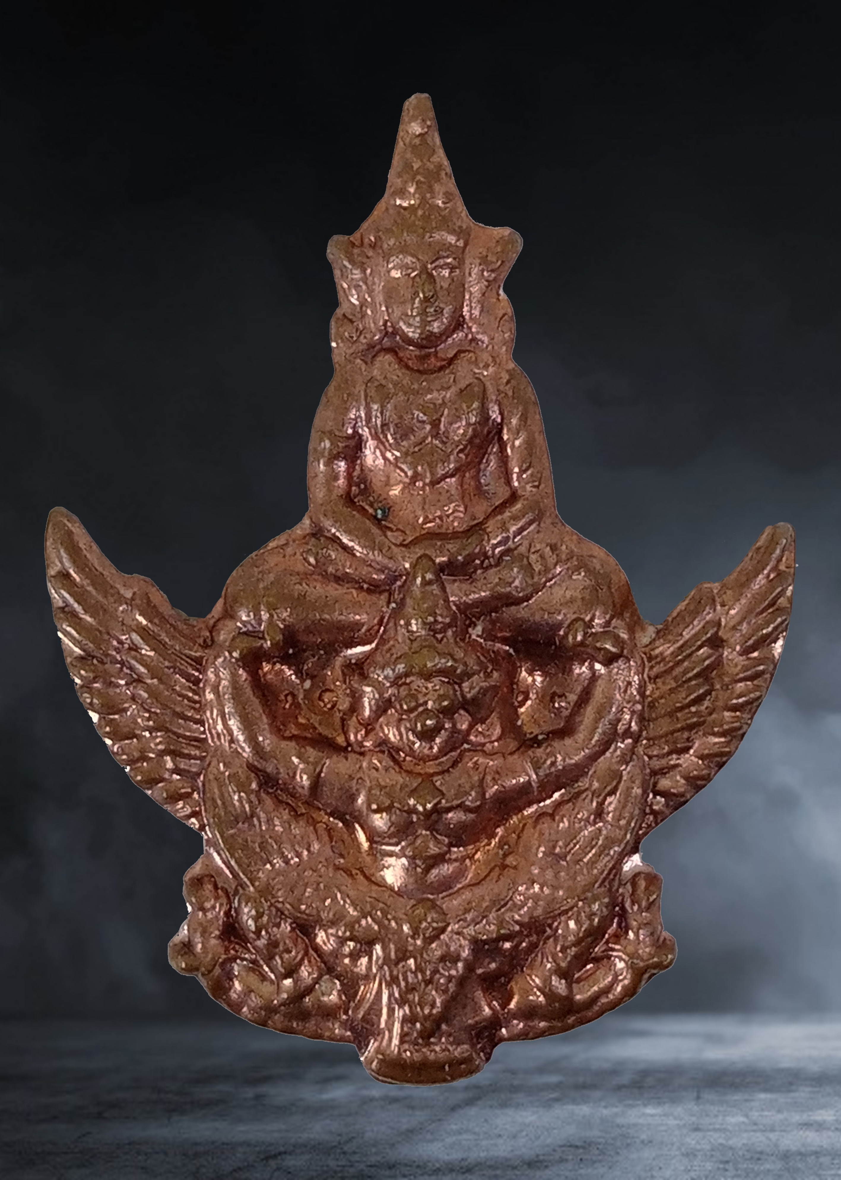 เหรียญ พระนารายณ์ทรงครุฑเล็ก หลวงปู่กาหลง วัดเขาแหลม จ.สระแก้ว รุ่นกฐิน ๕๑ ปี ๒๕๕๑