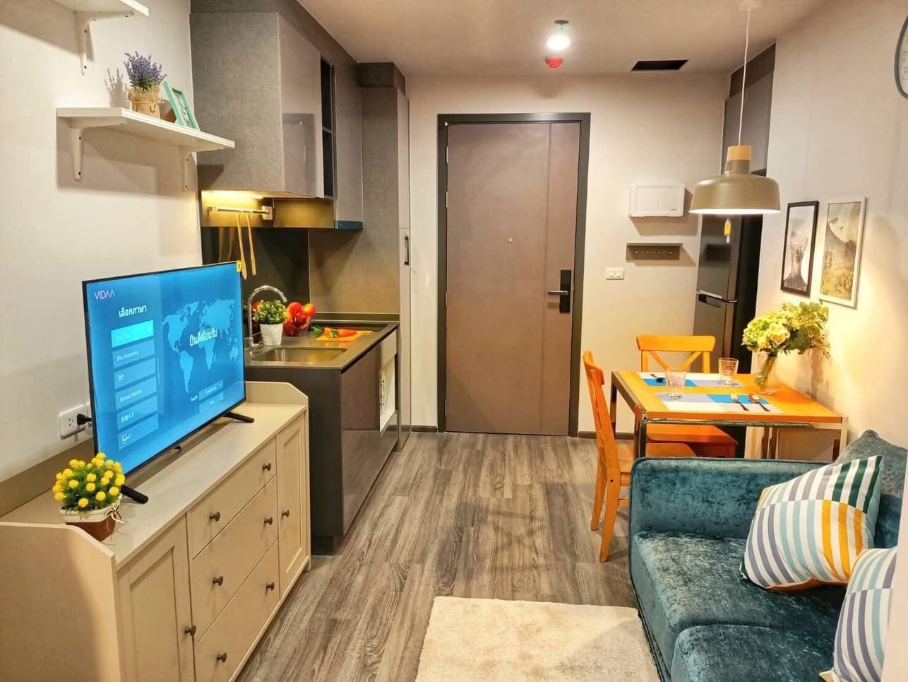 คอนโด IDEO Chula - Samyan (ไอดีโอ จุฬา - สามย่าน) High Rise โซนพื้นที่ จุฬา MRT สามย่าน ให้เช่าห้องแบบ 1ห้องนอน 1ห้องน้ำ ขนาดห้อง 35 ตรม. ชั้น 5 ตึกB