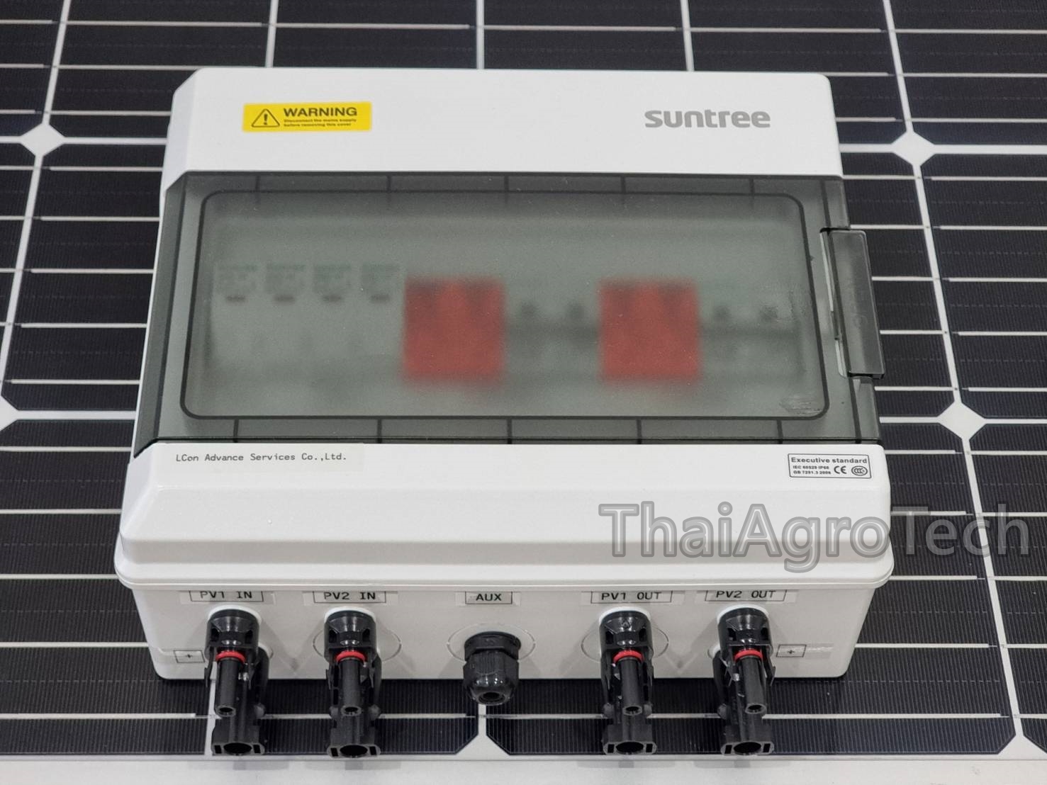 DC Combiner Box 2String for Solar cell system ตู้คอมบายเนอร์ดีซีแบบ 2 สตริงสำหรับระบบโซล่าเซลล์โดยเฉพาะ รองรับระบบโซล่าเซลล์แบบออนกริดและออฟกริด