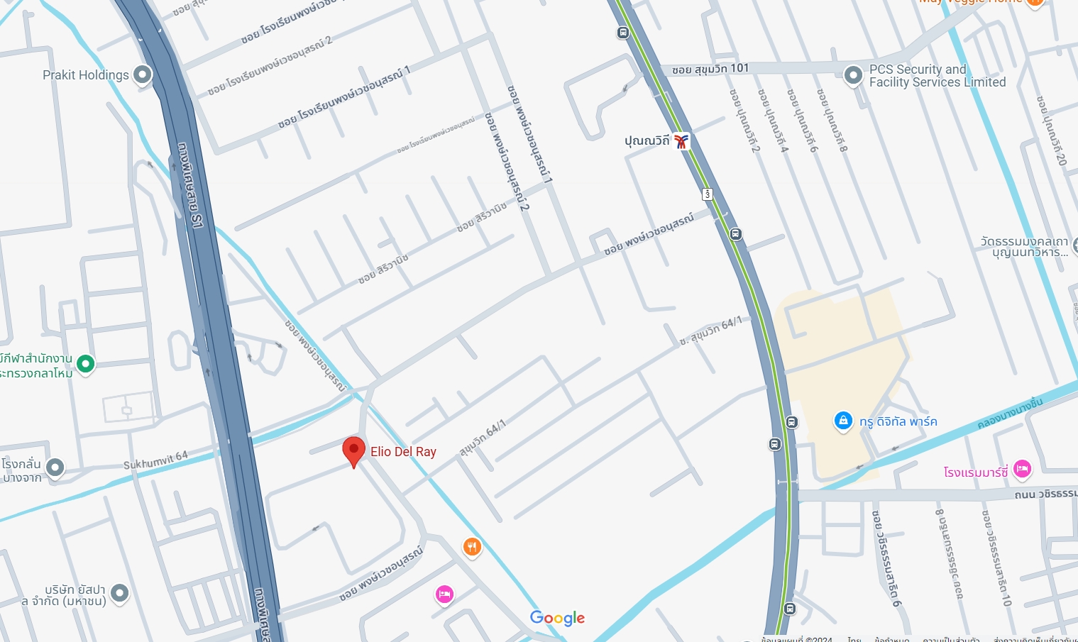 สนใจชมห้องติดต่อได้เลย Line ID: Smile-easy ปล่อยเช่าคอนโด Elio Del Ray (เอลลิโอ เดลเรย์) สุขุมวิท 64 - Studio 1ห้องน้ำ - ใกล้ BTS ปุณณวิถี - ขนาดห้อง 25 ตรม. ชั้น 5 วิวสระ