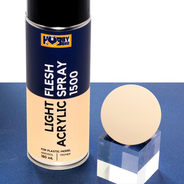 HB-011 primer light flesh acrylic spray 1500 180ml. สเปรย์รองพื้นสีเนื้อสว่าง