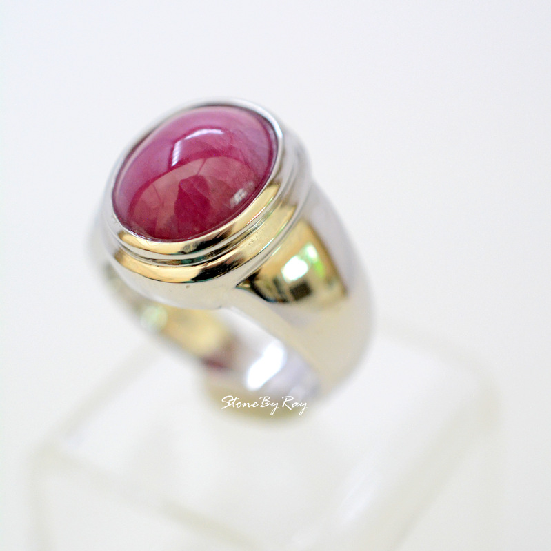 แหวนเงินพลอยทับทิม Ruby