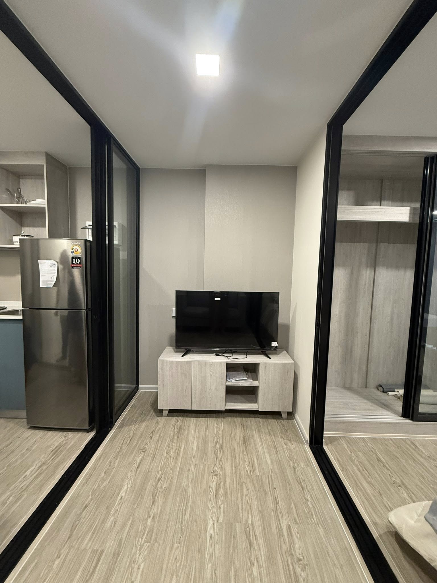 ให้เช่าคอนโด Kave Seed Kaset (เคฟ ซี้ด เกษตร) โซน รถไฟฟ้า BTS เสนานิคม / ม.เกษตร 1ห้องนอน / 1ห้องน้ำ ขนาดห้อง 26 ตรม. ชั้น 4 ตึก B