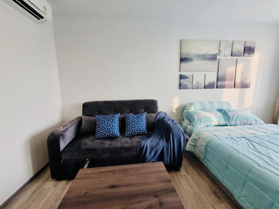 ปล่อยเช่า Knightsbridge Collage Sukhumvit 107 : ไนท์บริดจ์ คอลลาจ สุขุมวิท 107 - โซนพื้นที่ BTS แบริ่ง Studio 1ห้องน้ำ - ขนาดห้อง 25 ตรม. ชั้น 21 - ให้เช่า 12,000 ต่อเดือน