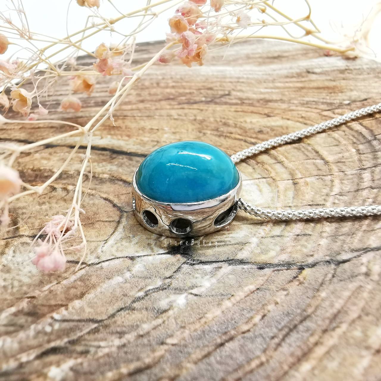 สร้อยคอเงินจี้หินเทอร์ควอยส์ Turquoise