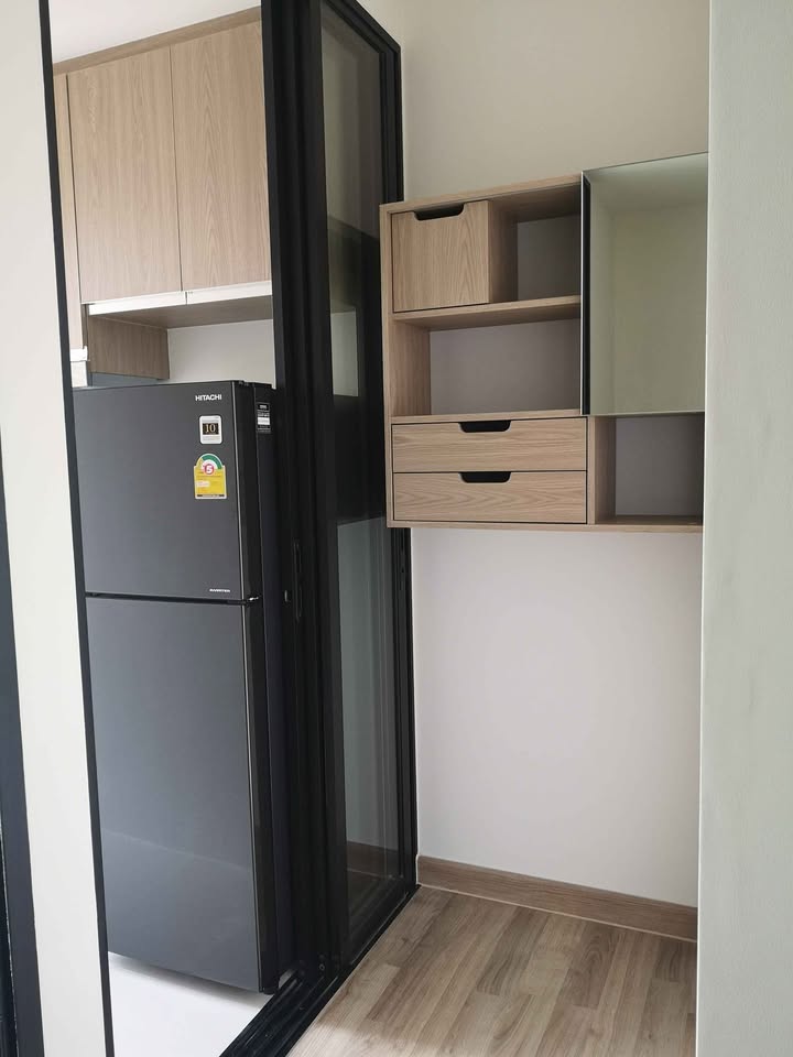 ให้เช่าห้องแบบ 1ห้องนอน 1ห้องน้ำ 1ครัวแยก โซนพื้นที่ BTS แบริ่ง คอนโด Niche Mono Sukhumvit-Bearing (นิช โมโน สุขุมวิท – แบริ่ง) High Rise ขนาดห้อง 28 ตรม. ชั้น 9 ตึก A