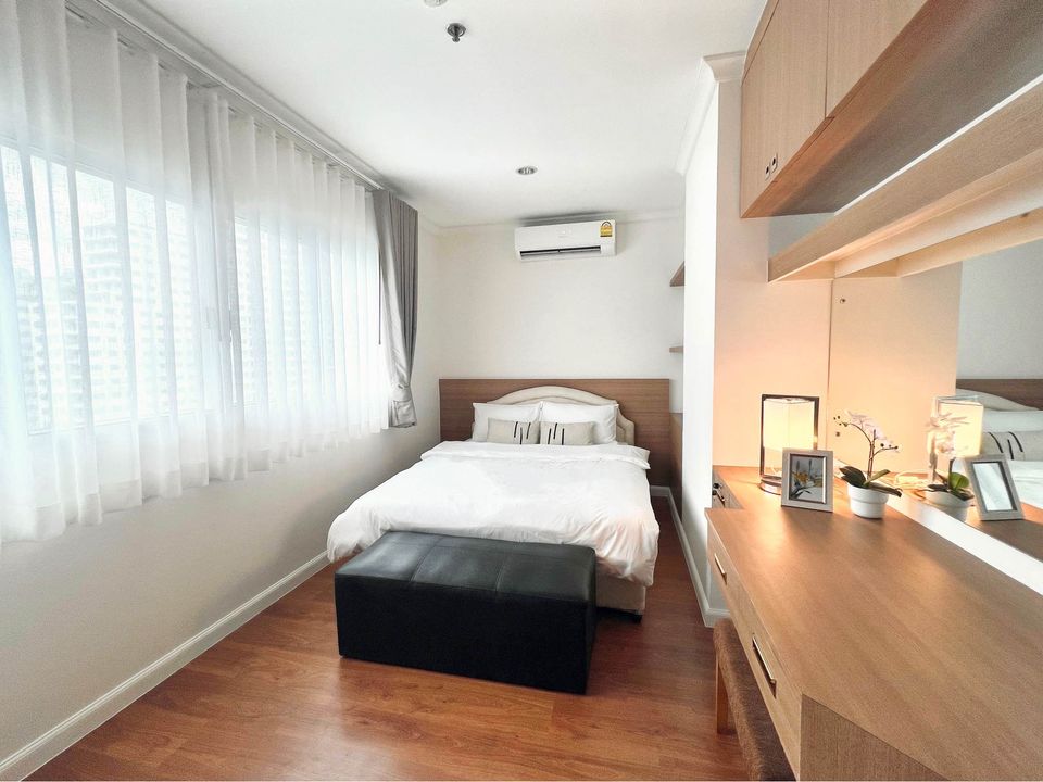 ปล่อยเช่าคอนโด Grand Park View (แกรนด์ พาร์ค วิว) - 2ห้องนอน 1ห้องน้ำ 1ห้องนั่งเล่น - ใกล้ MRT เพชรบุรี สุขุมวิท BTS อโศก / มศว. แกรมมี่ - ขนาดห้อง 60 ตรม. ชั้น 15