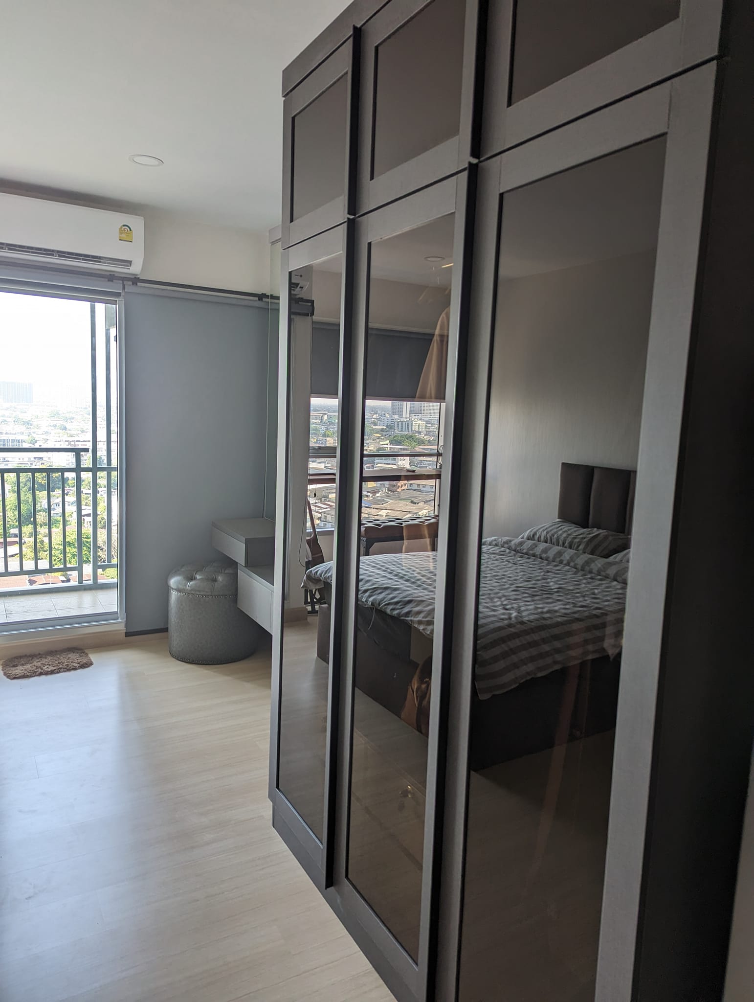 ให้เช่าคอนโด ภาลัย ปาร์ค สถานีตลาดพลู ตกแต่งครบมีเครื่องซักผ้า