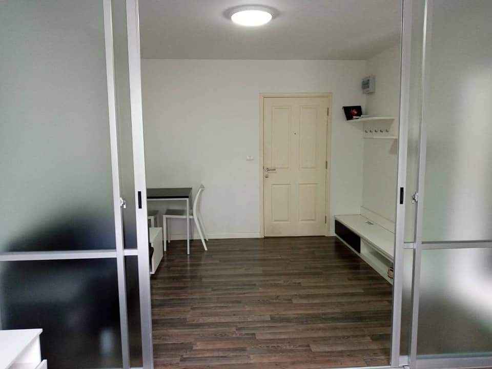 ปล่อยเช่าคอนโด dcondo Sukhumvit 109 (ดีคอนโด สุขุมวิท 109) - 1ห้องนอน 1ห้องน้ำ 1ห้องนั่งเล่น - ใกล้ BTS แบริ่ง - ขนาดห้อง 30 ตรม. ชั้น 2 ตึก B วิวสระ