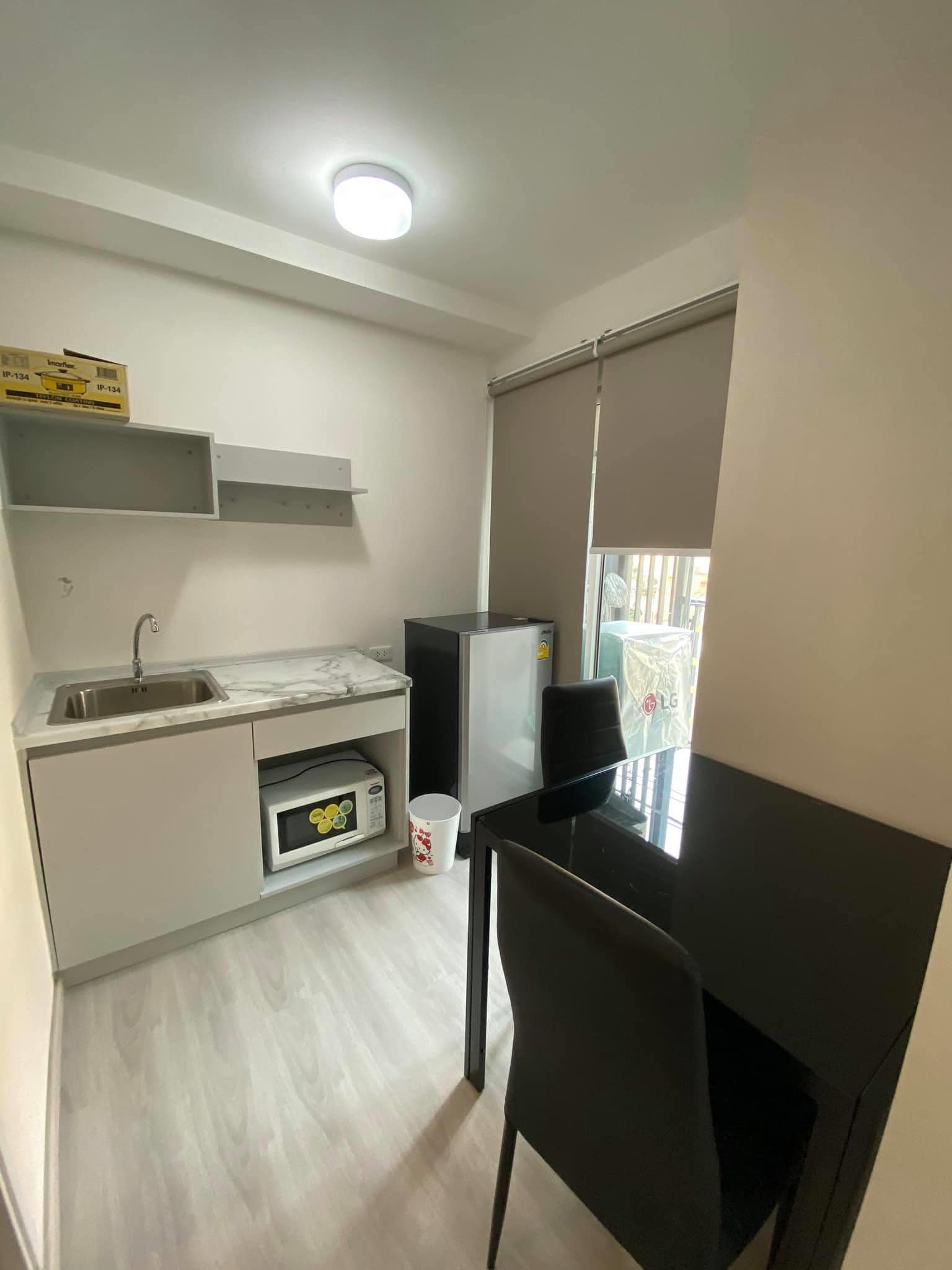 ปล่อยเช่าคอนโด Plum Condo Ram 60 Interchange : พลัมคอนโด ราม 60 - โซนพื้นที่ MRT แยกลำสาสี - 1ห้องนอน 1ห้องน้ำ 1ห้องนั่งเล่น - ขนาดห้อง 23.5 ตรม. ชั้น 2 ตึก D