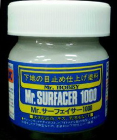 4973028515992 sf-284 mr.surfacer 1000 (bottom) 40 ml. สีเทา