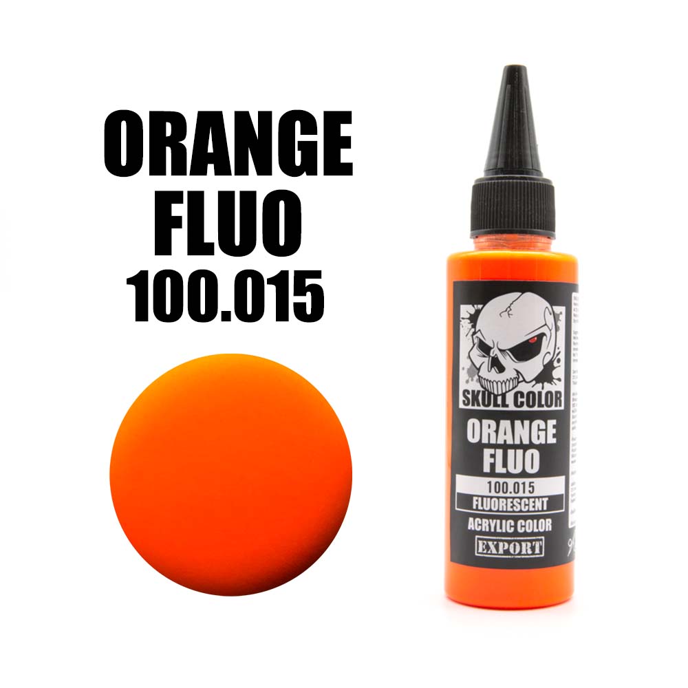 skull 100.015 orange fluorescent 60 ml.