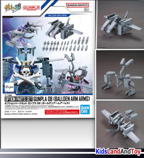 Bandai 4573102671448 OPTION PARTS SET GUNPLA 08 (BALLDEN ARM ARMS)