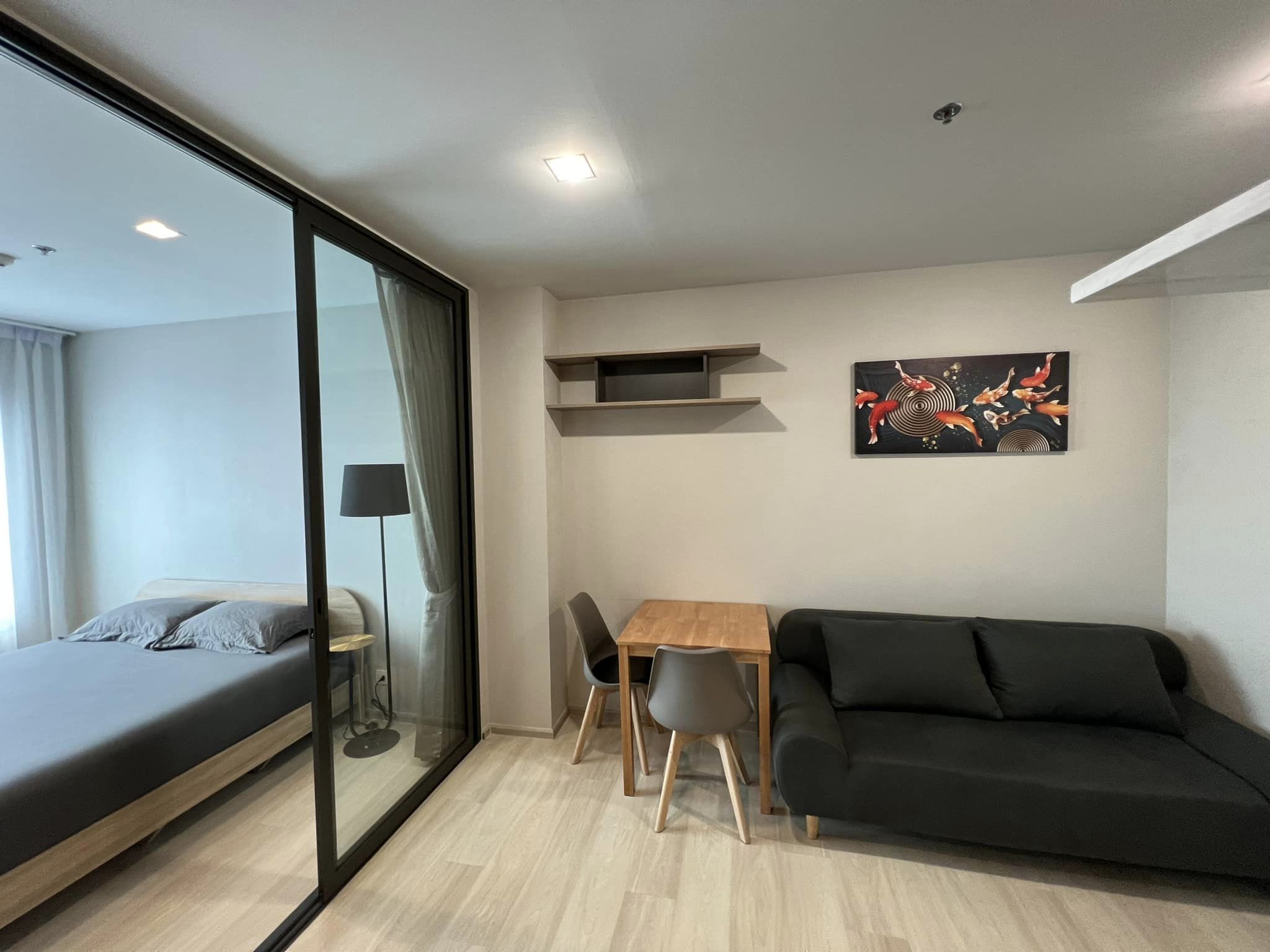 ปล่อยเช่าคอนโด Life One Wireless (ไลฟ์ วัน ไวร์เลส) - ห้องมุมติดทางหนีไฟ 1ห้องนอน 1ห้องน้ำ 1ห้องนั่งเล่น 1ห้องครัว - ใกล้ BTSเพลินจิต - ขนาดห้อง 36 ตรม. ชั้น 37