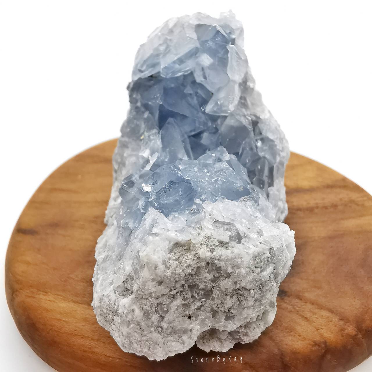 หินเซเลสไทน์ผลึกธรรมชาติ Celestine